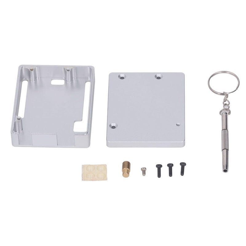 woobles Electronic Project Box Antioxidant Dust Protection Box Easy Installation Aluminum Alloy for Industry (Silver) - Image 1